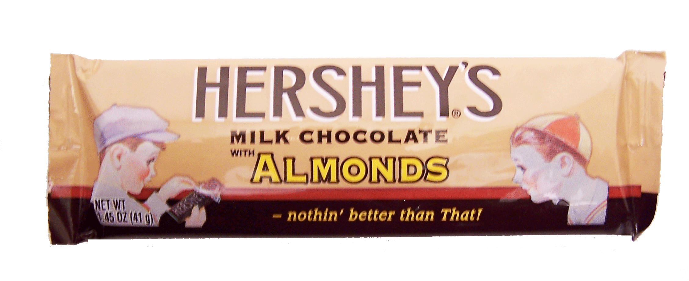 Hershey's  milk chocolate bar with almonds Full-Size Picture